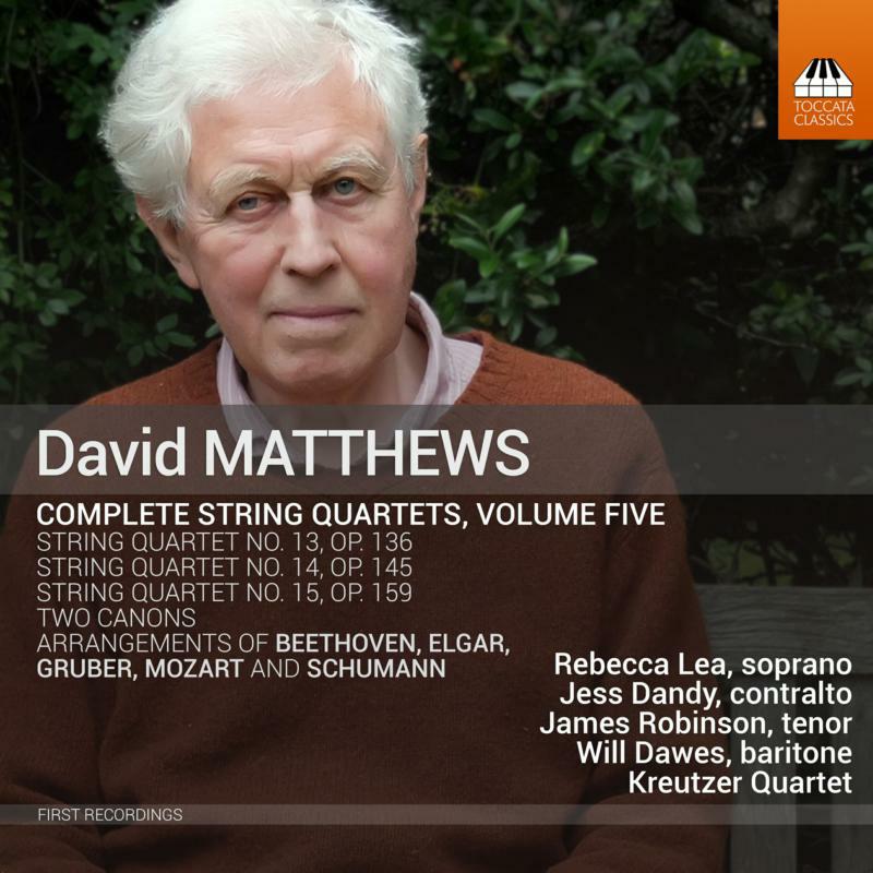 Picture of Kreutzer Quartet - David Matthews: Complete String Quartets, Vol. 5