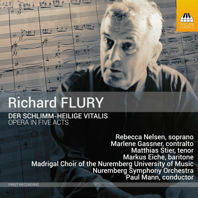 Picture of FLURY:DER SCHLIMM-HEILIGE - Richard Flury: Der schlimm-heilige Vitalis, Opera in Five Acts