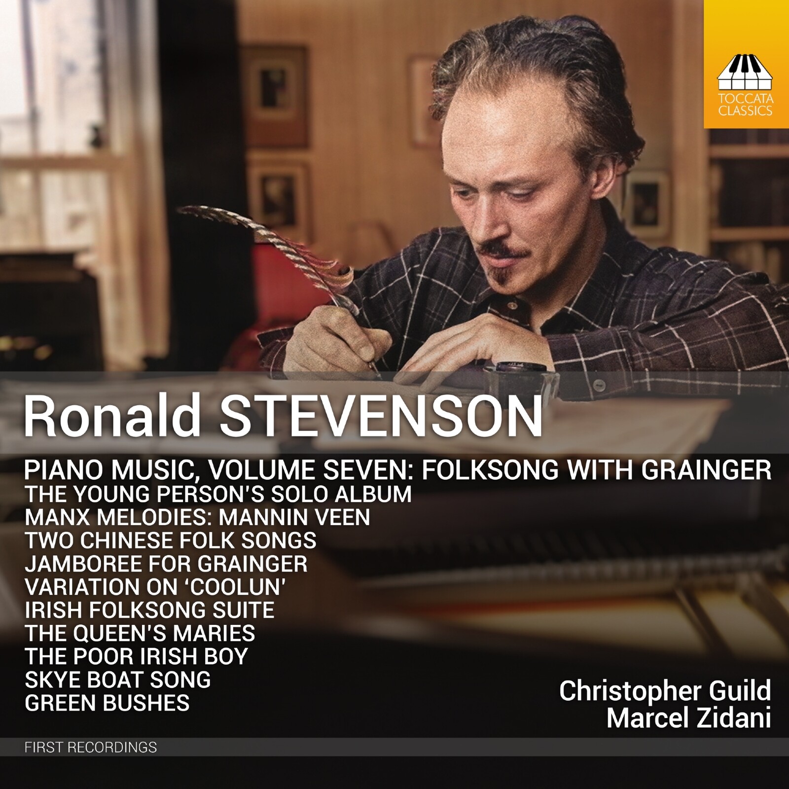 Picture of Christopher Guild; Marcel Zidani - Ronald Stevenson: Piano Music, Vol. 7 - Folksong with Grainger