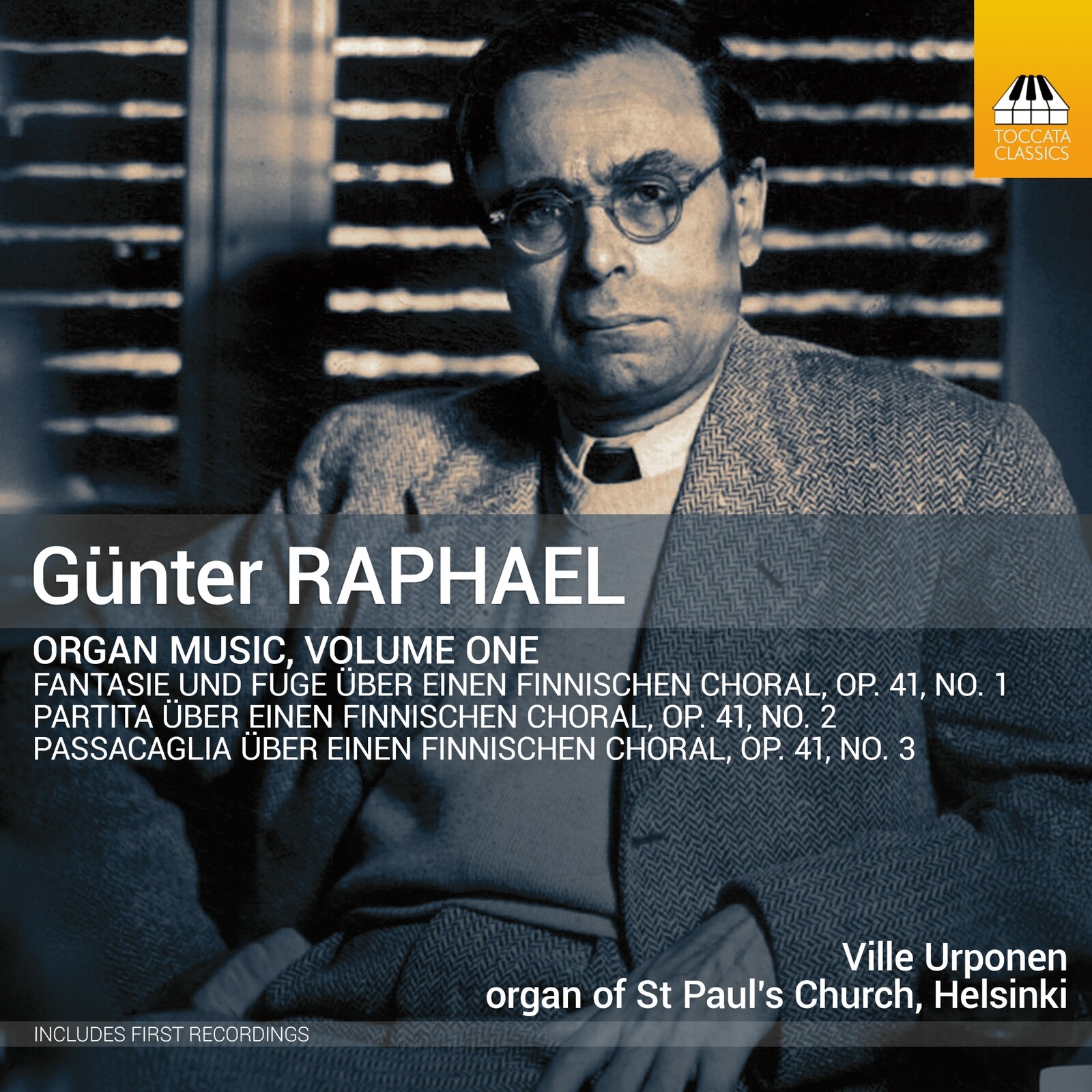 Picture of Ville Urponen - Gunter Raphael: Organ Music, Vol. 1