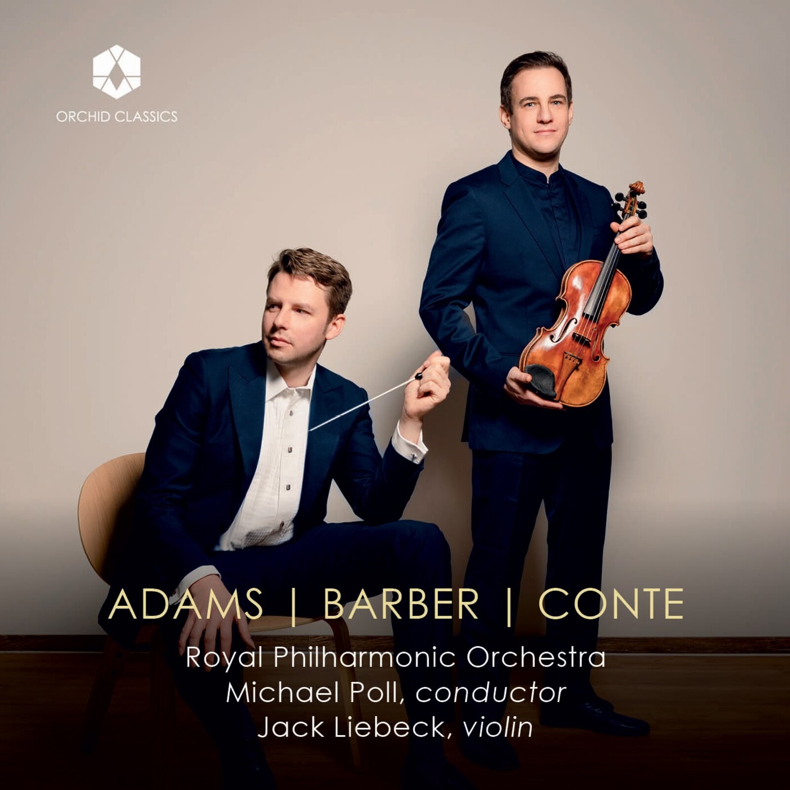 Picture of Royal Philharmonic Orchestra; Jack Liebeck; Michael Poll - Adams | Barber | Conte