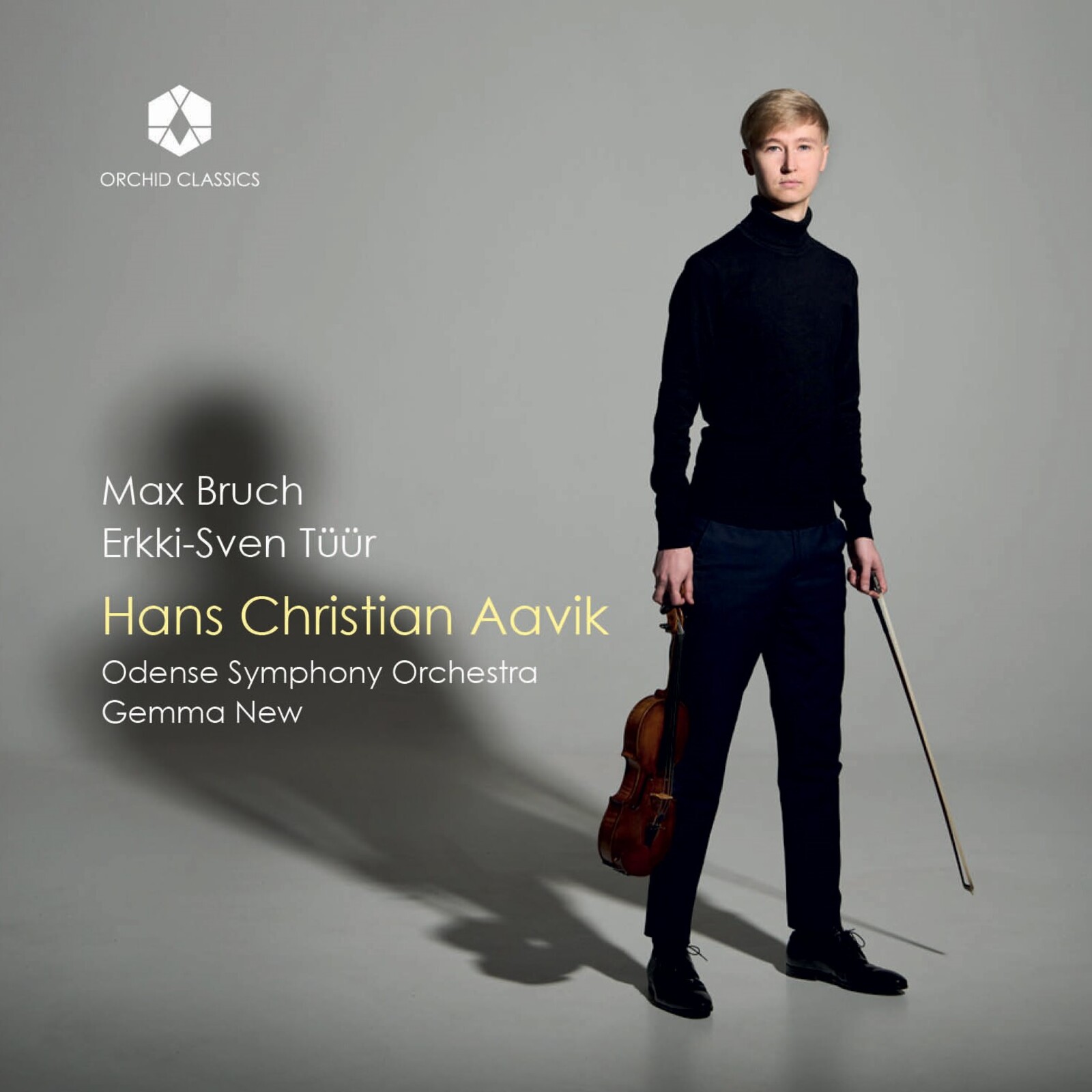 Picture of Hans Christian Aavik; Odense Symphony Orchestra; Gemma New - Hans Christian Aavik plays Max Bruch & Erkki-Sven Tuur