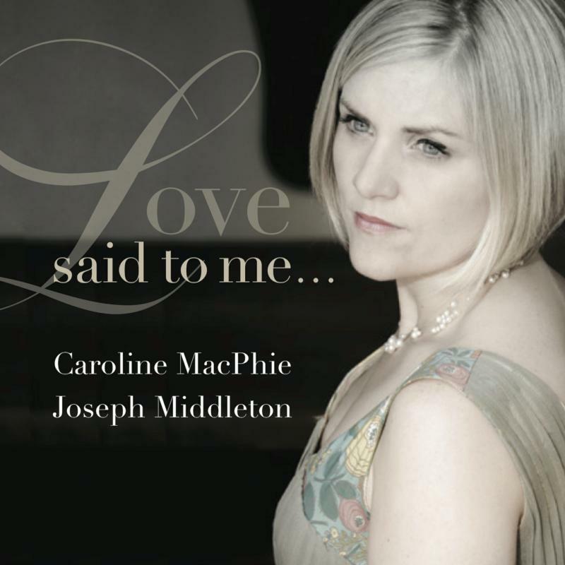 Picture of Caroline Macphie/ Jospeh Middl - LOVE SAID TO ME