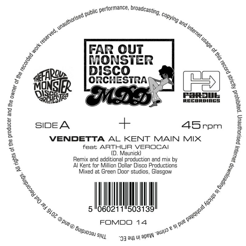 Picture of Far Out Monster Disco Orchestra - Vendetta Ft. Arthur Verocai  (Al Kent Remix)
