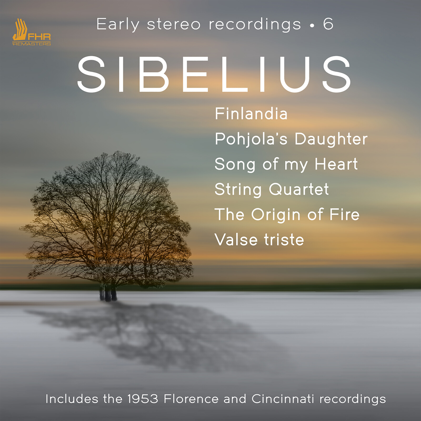 Picture of Cincinnati Symphony Orchestra, Thor Johnson, Orchestra del Maggio Musicale Fiorentino, Vittorio Gui, Philharmonia Orchestra, George Weldon - Early Stereo Recordings, Vol. 6: SIBELIUS