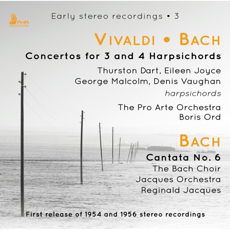 Picture of Thurston Dart, Eileen Joyce, George Malcolm, Denis Vaughan - Vivaldi, Bach: Concertos For 3 Or 4 Harpsichords, Bach: Cantata No. 6
