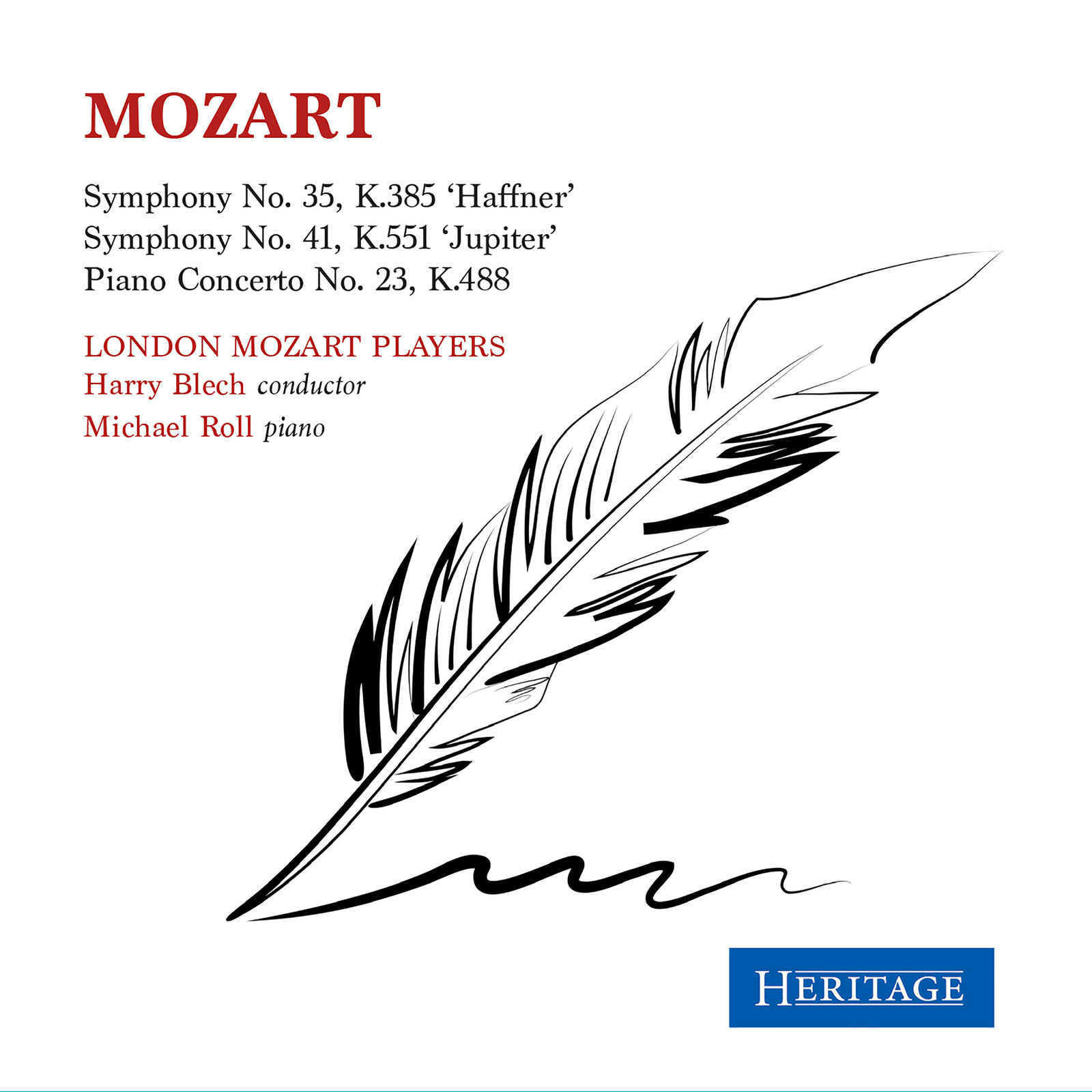 Picture of HARRY BLECH - MOZART - SYMPHONIES 35 & 41
