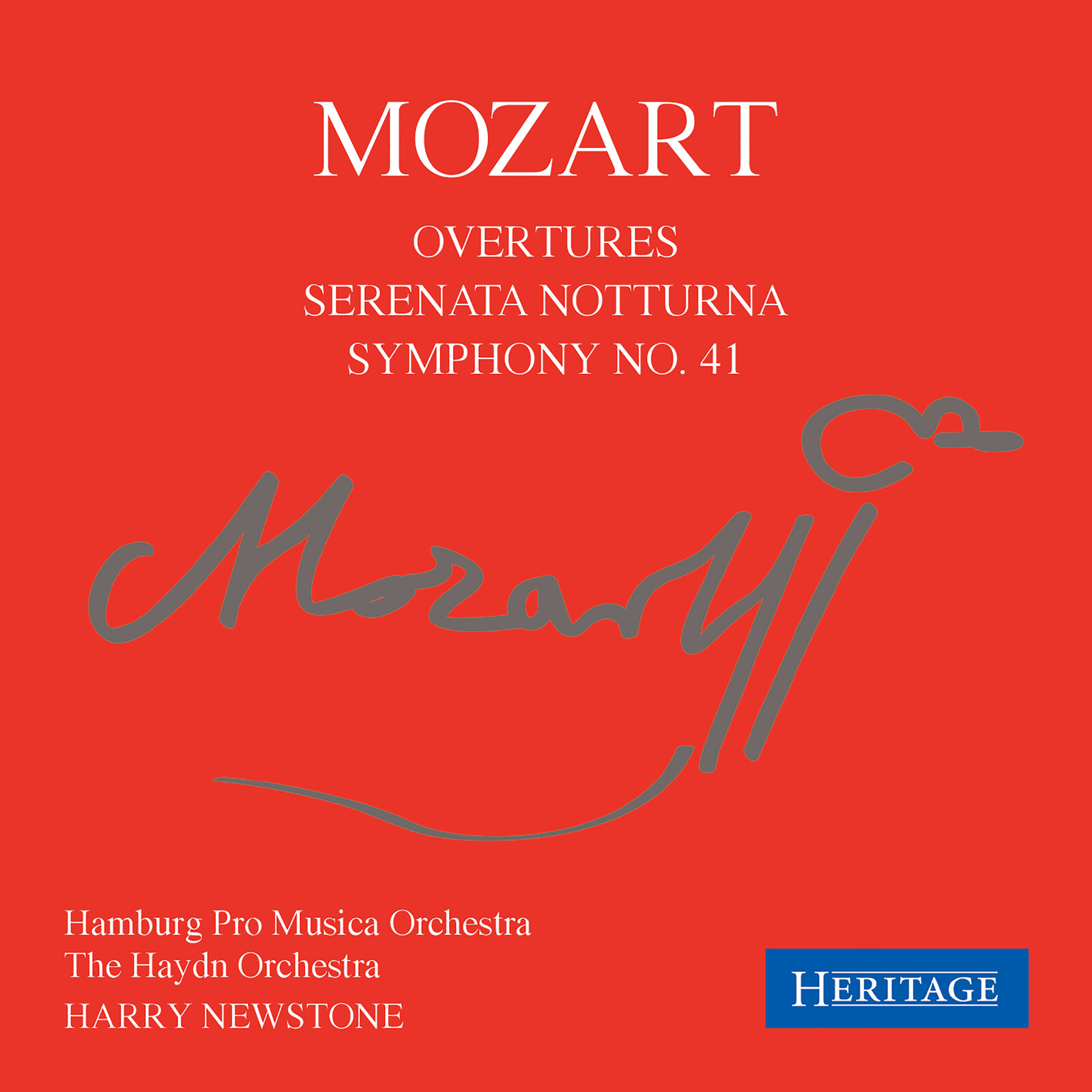Picture of HARRY NEWSTONE - MOZART - OVERTURES