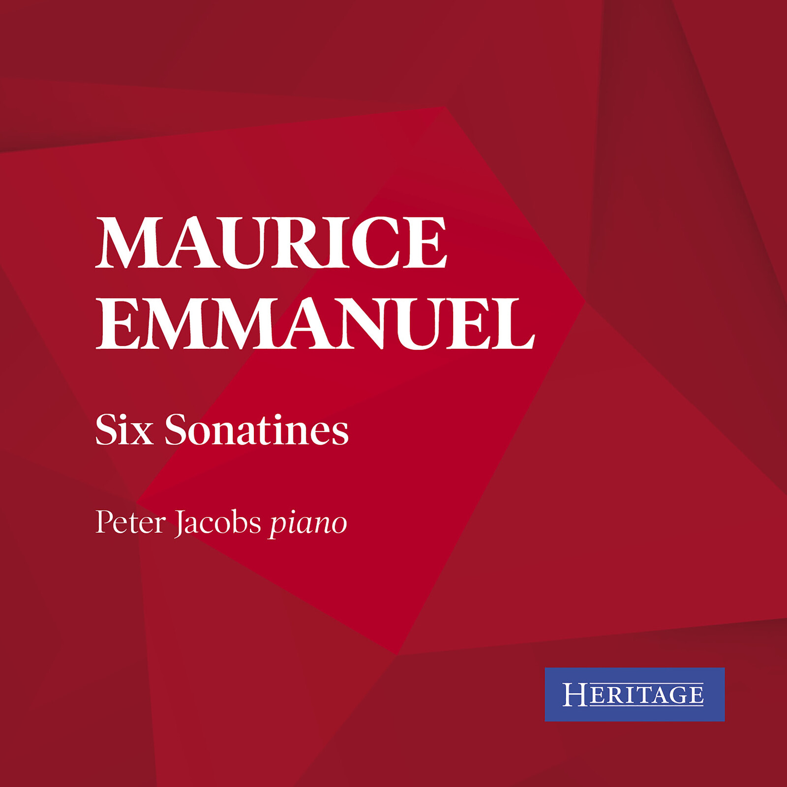 Picture of PETER JACOBS - EMMANUEL - SIX SONATINES