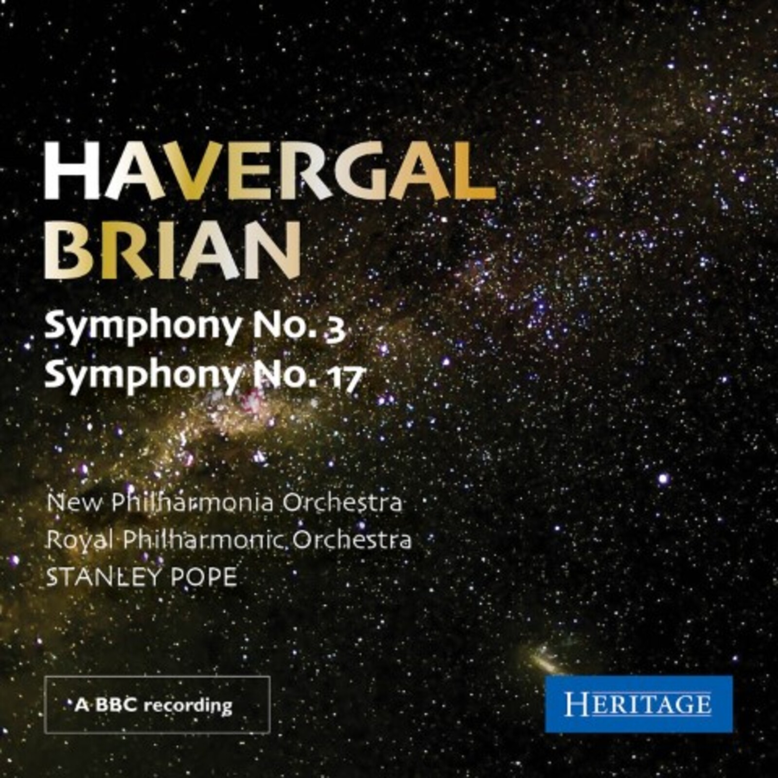 Picture of NEW PHILHARMONIA/RPO/POPE - BRIAN - SYMPHONIES 3 & 17