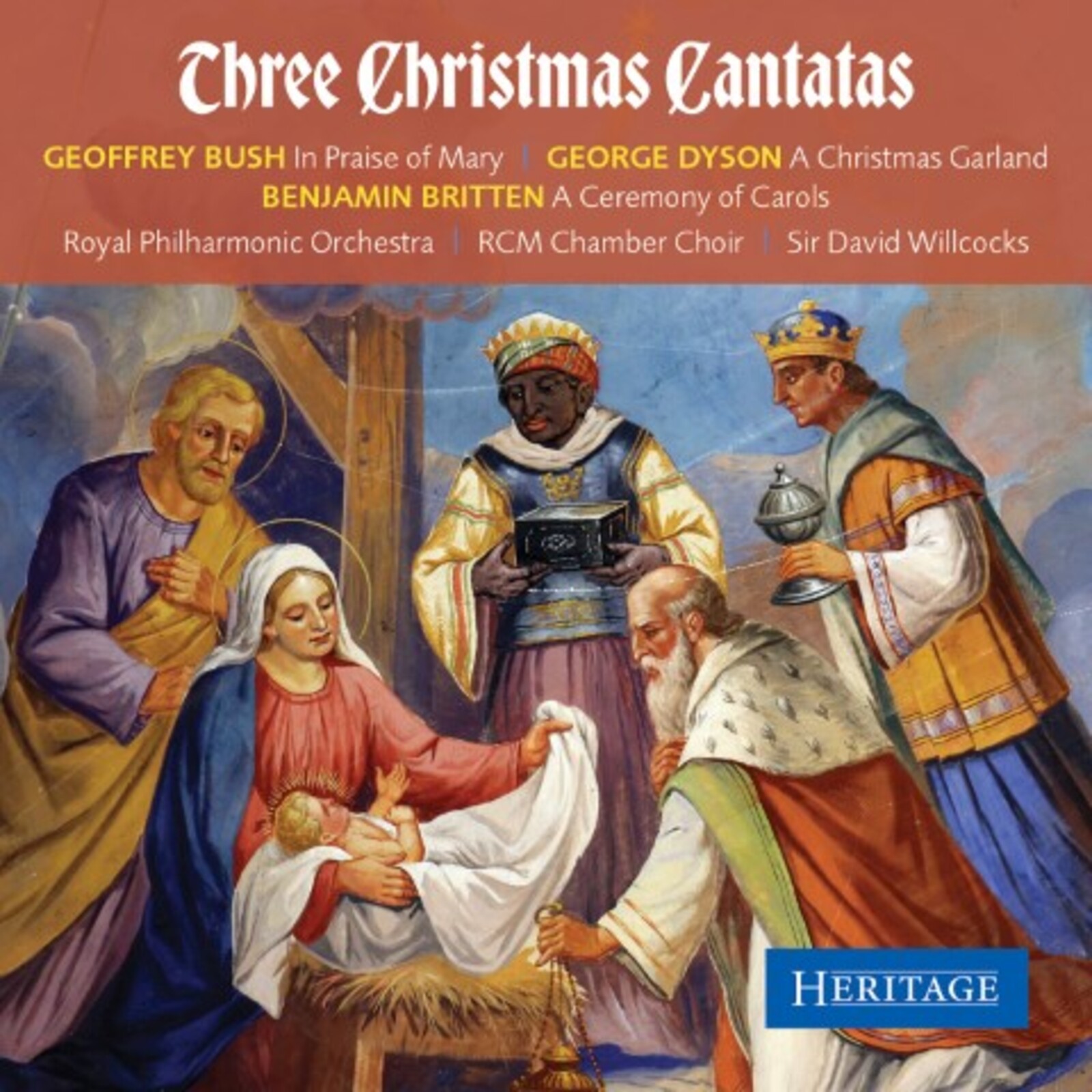 Picture of RCM CHAMBER CHOIR/RPO - THREE CHRISTMAS CANTATAS