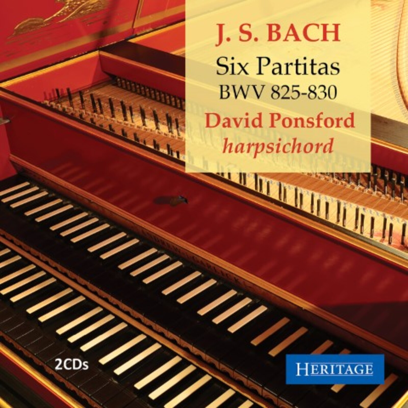 Picture of DAVID PONSFORD - BACH - PARTITAS