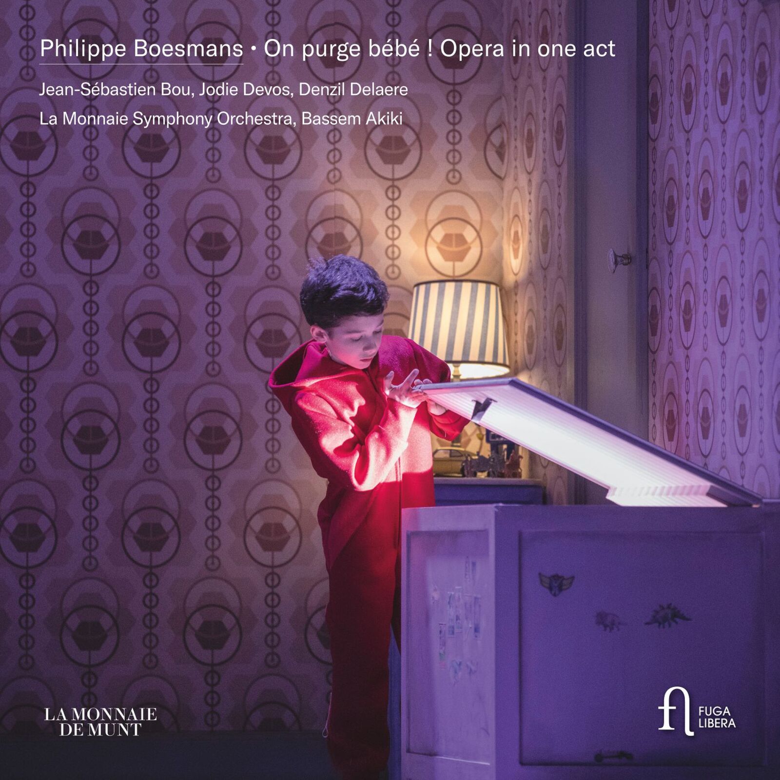 Picture of Jean-Sebastien Bou; Jodie Devos; Denzil Delaere; La Monnaie Symphony Orchestra; Bassem Akiki - Boesmans: On purge bebe ! Opera in One Act