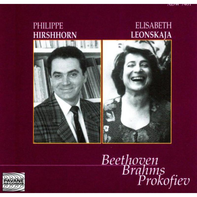 Picture of Hirshhorn/leonskaja - Sonatas for violin and piano
