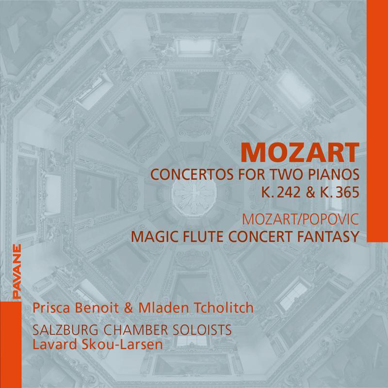 Picture of Prisca Benoit, Mladen Tcholitch, Salzburg Chamber Soloists & Lavard Skou-Larsen - Mozart: Concertos For Two Pianos K. 242 & K. 365