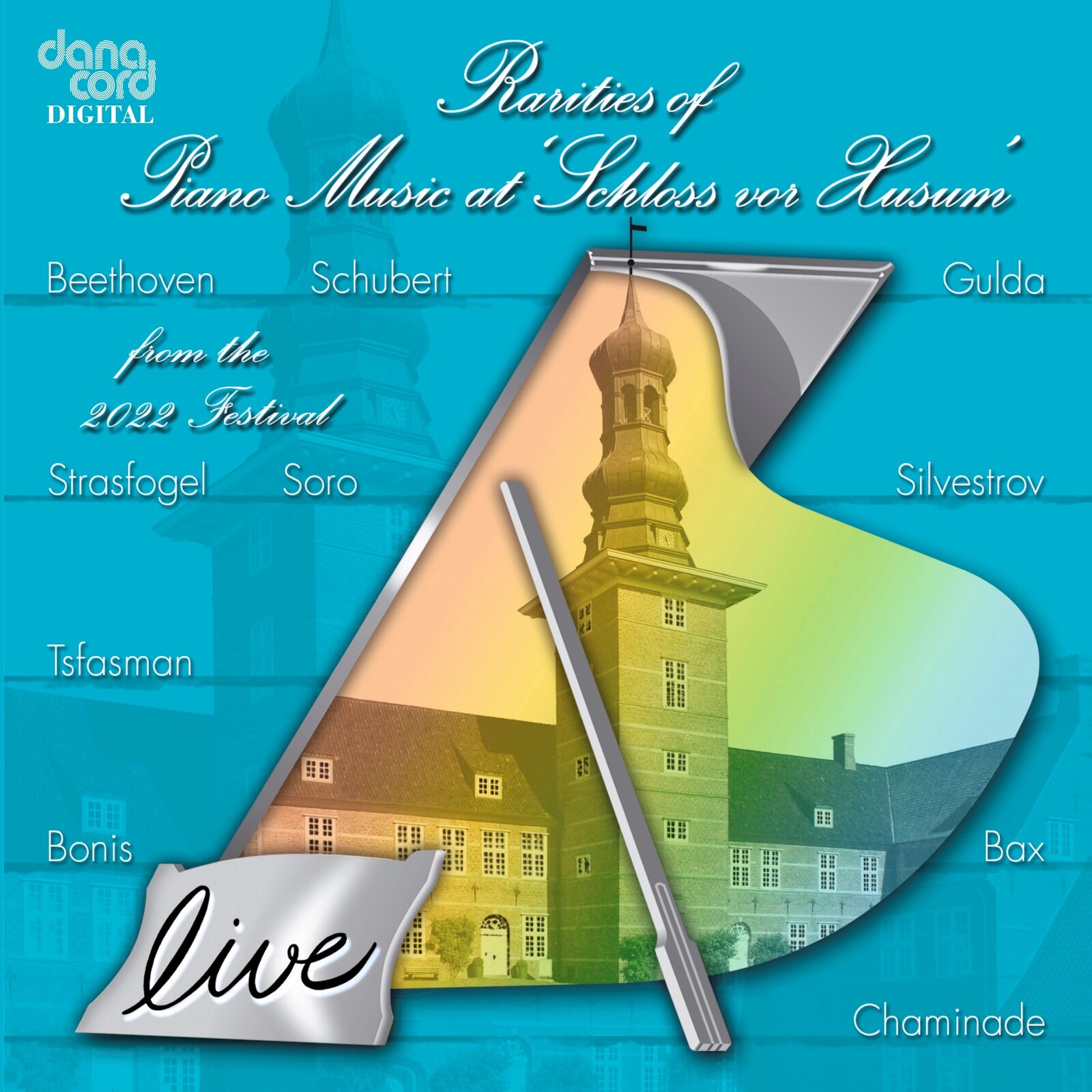 Picture of Matthias Kirschnereit; Vadym Kholodenko; Jean-Paul Gasparian: Nicolas Stavy: Kolja Lessing; Nadejda Vlaeva; Paul Guinery; Antonio Pompa-Baldi; Berlinskaya & Ancelle Piano Duo - Rarities of Piano Music at 'Schloss vor Husum' from the 2022 Festival