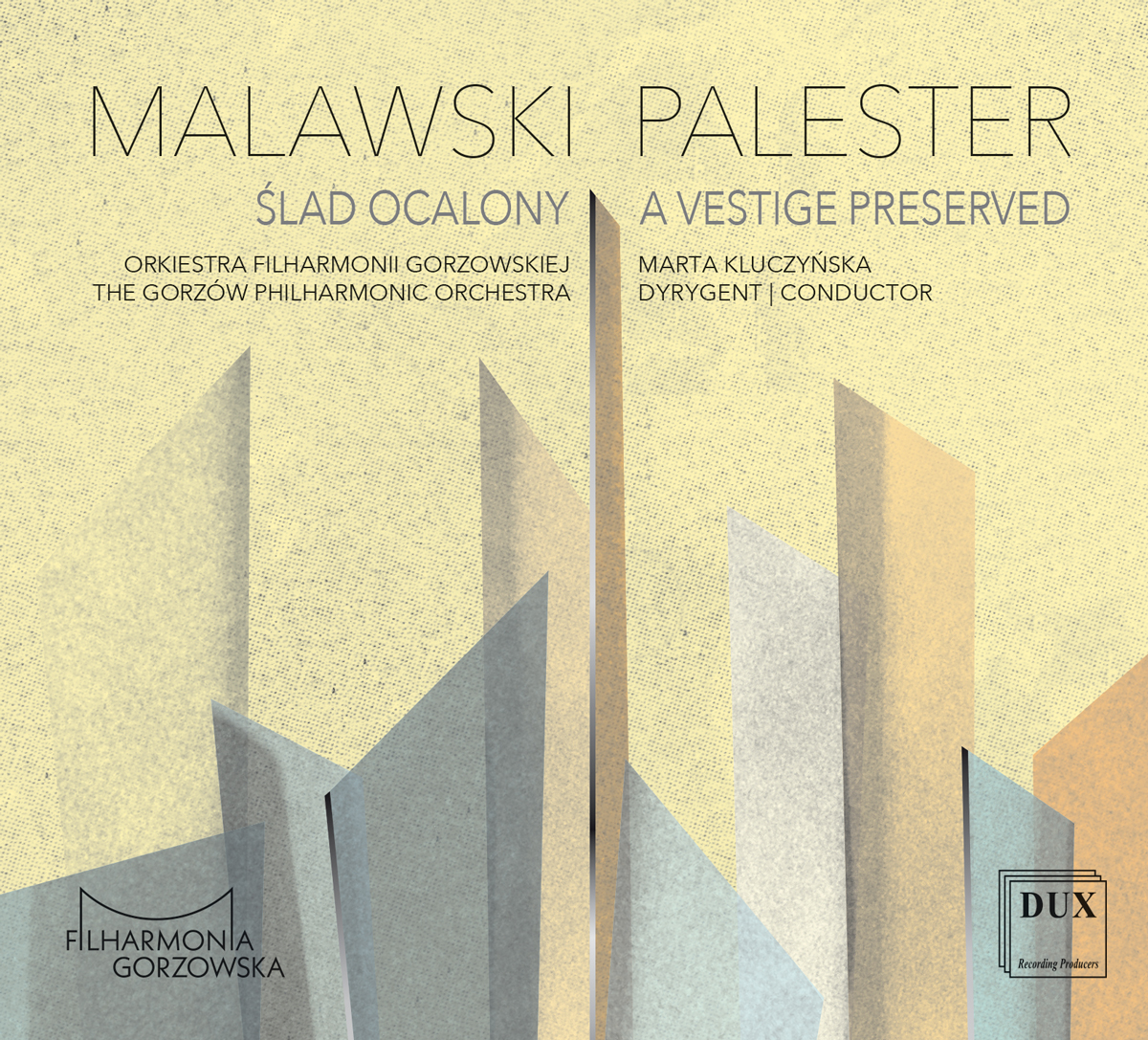 Picture of Gorzow Philharmonic Orchestra, Marta Kluczynska - Sad Ocalony A Vestige Preserved - Works by Malawksi & Palester