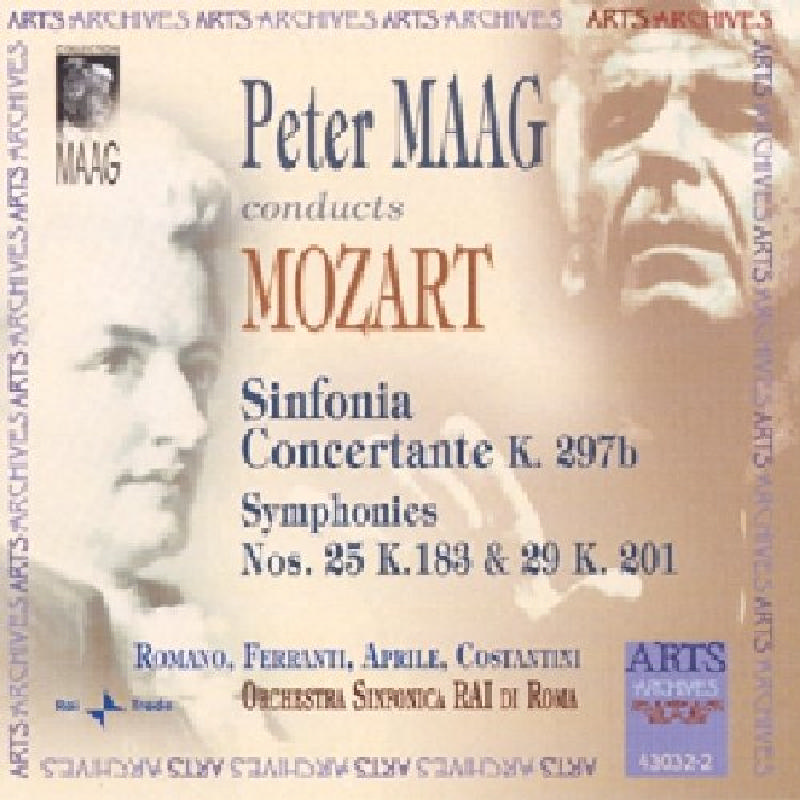 Picture of Peter Maag - Mozart: Sinfonia Concertante; Symphonies Nos. 25 & 29