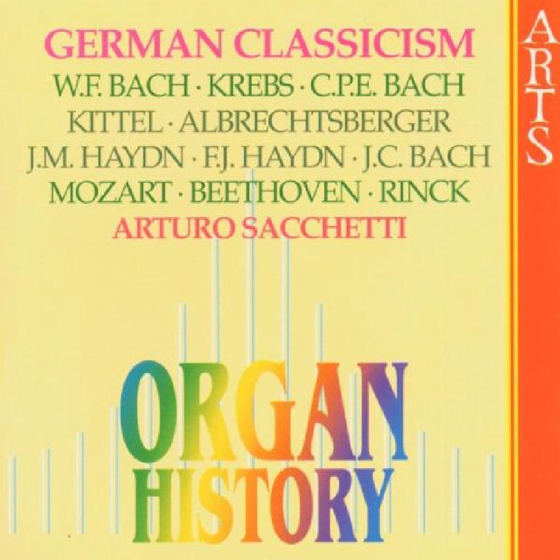Picture of SACCHETTI,ARTURO - Organ History - German Classicism