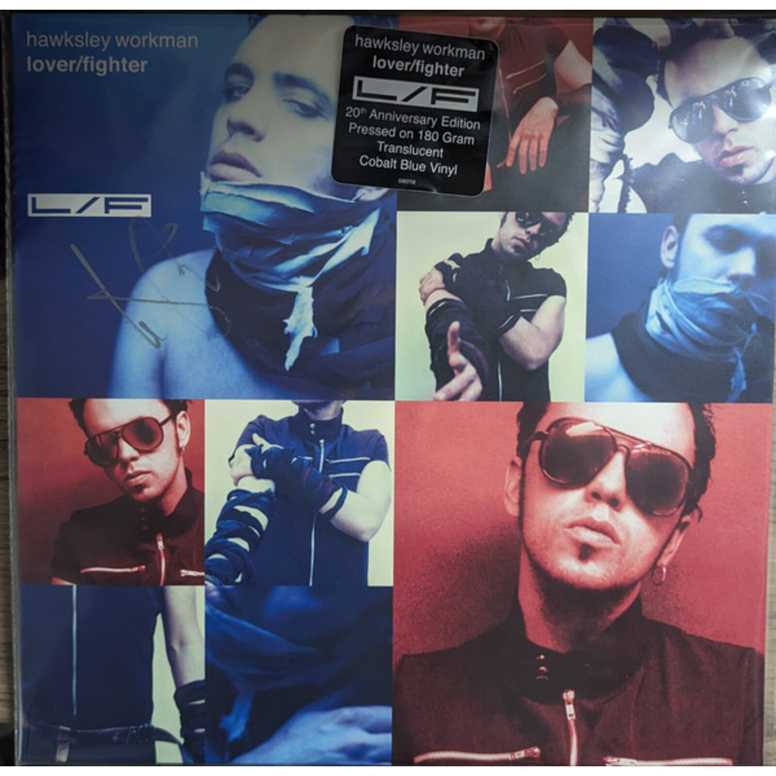 Picture of HAWKSLEY WORKMAN - LOVER / FIGHTER (COBALT BLUE V