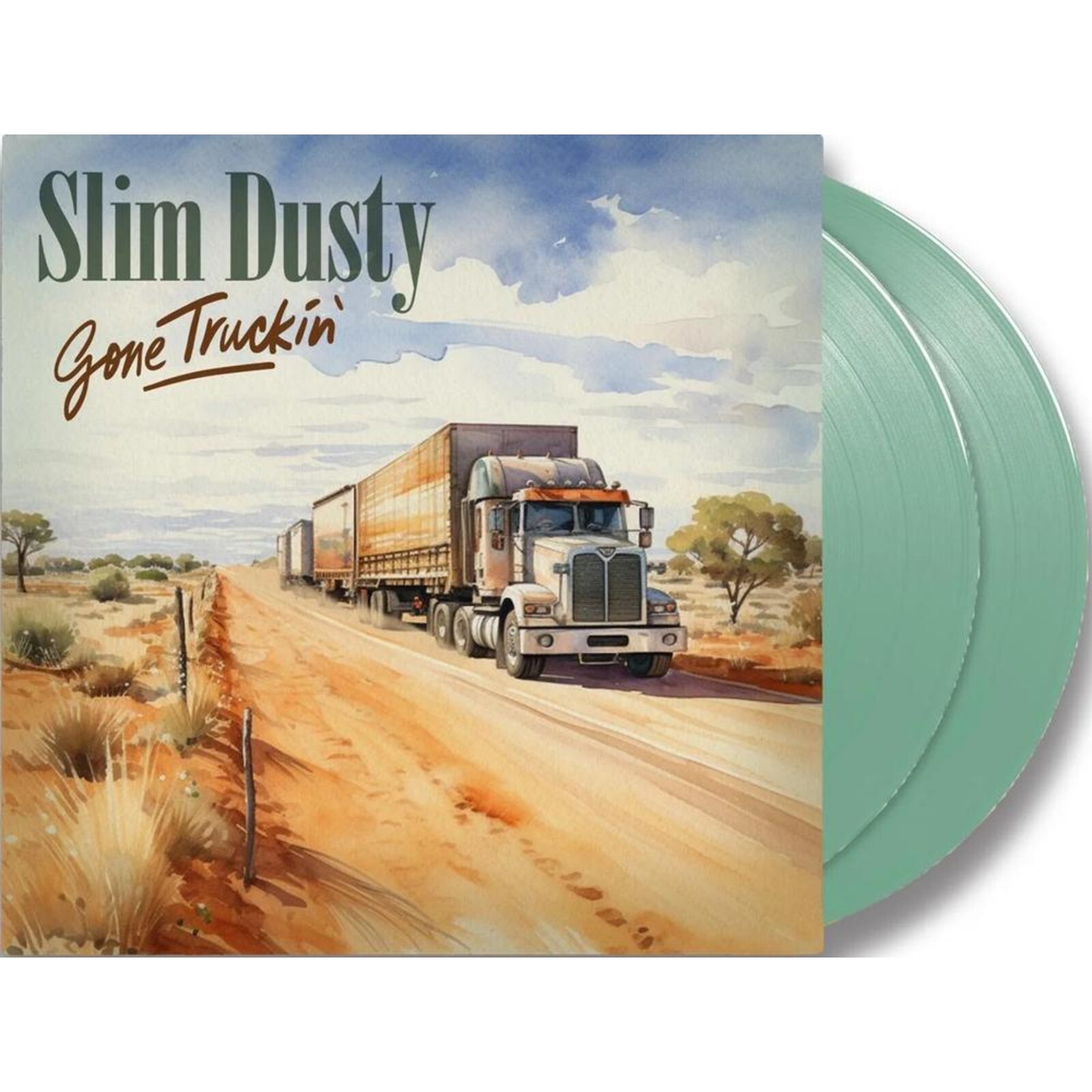 Picture of Slim Dusty - Gone Truckin (Eucalyptus Green Vinyl)