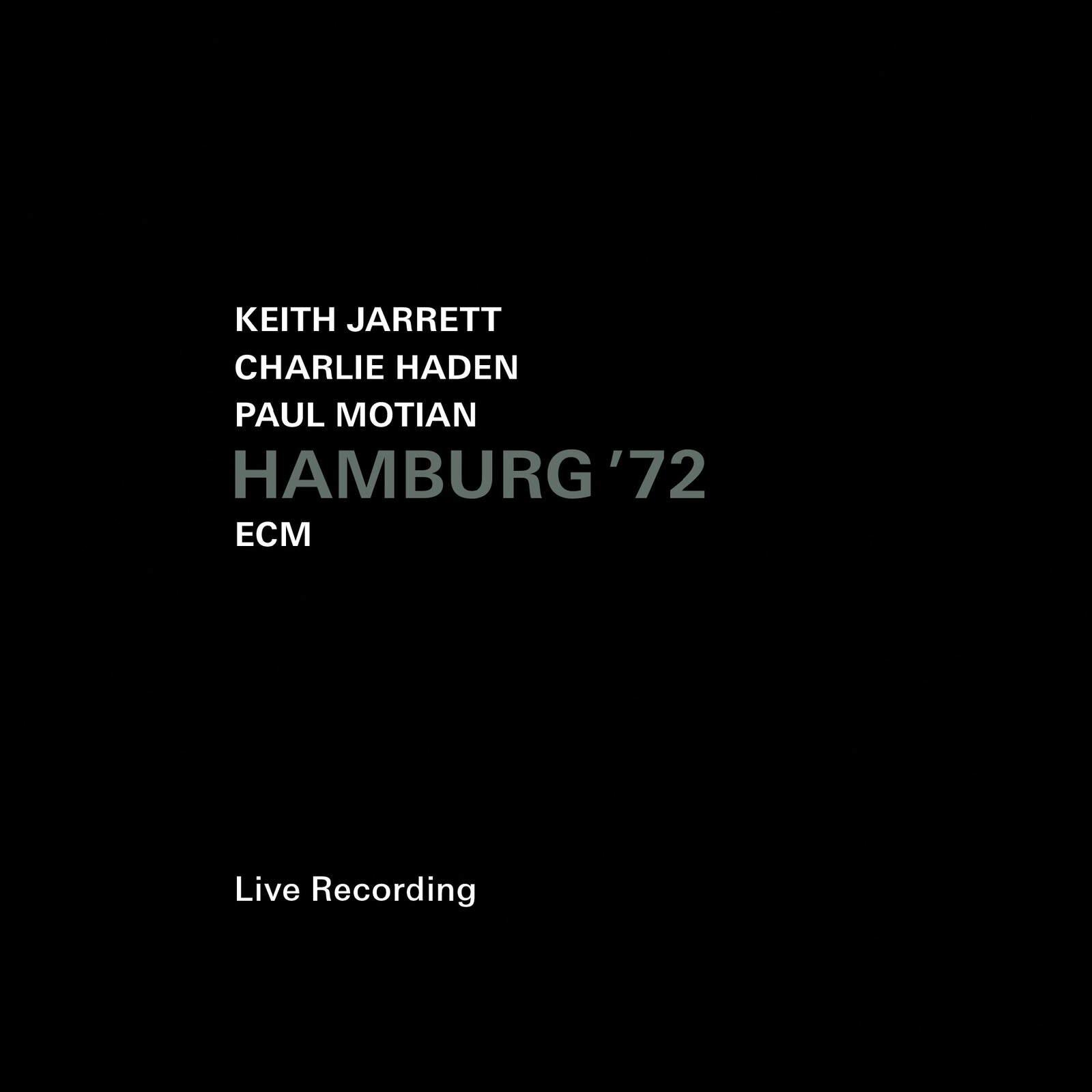 Picture of Keith Jarrett, Charlie Haden & Paul Motian - Hamburg '72