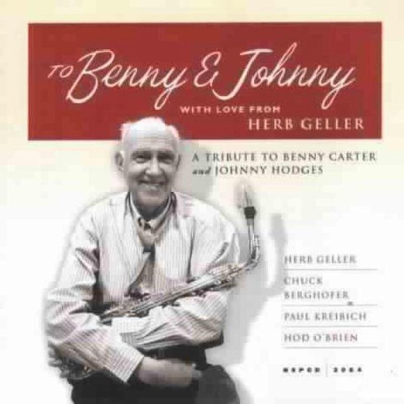 Picture of Herb Geller - To Benny and Johnny with Love from Herb Geller