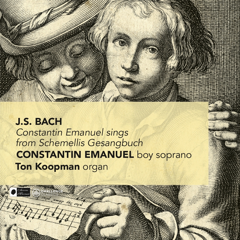 Picture of Constantin Emanuel & Ton Koopman - J.S. Bach: Constantin Emanuel Sings from Schemellis Gesangbuch