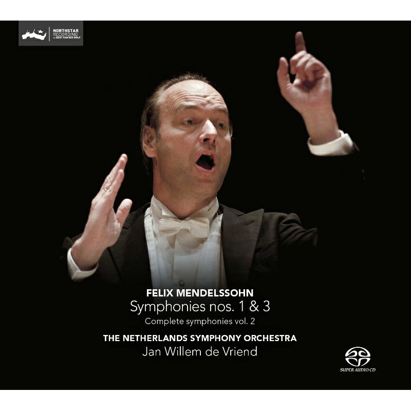 Picture of Netherlands Symphony Orchestra & Jan Willem de Vriend - Mendelssohn: Symphonies Nos. 1 & 3