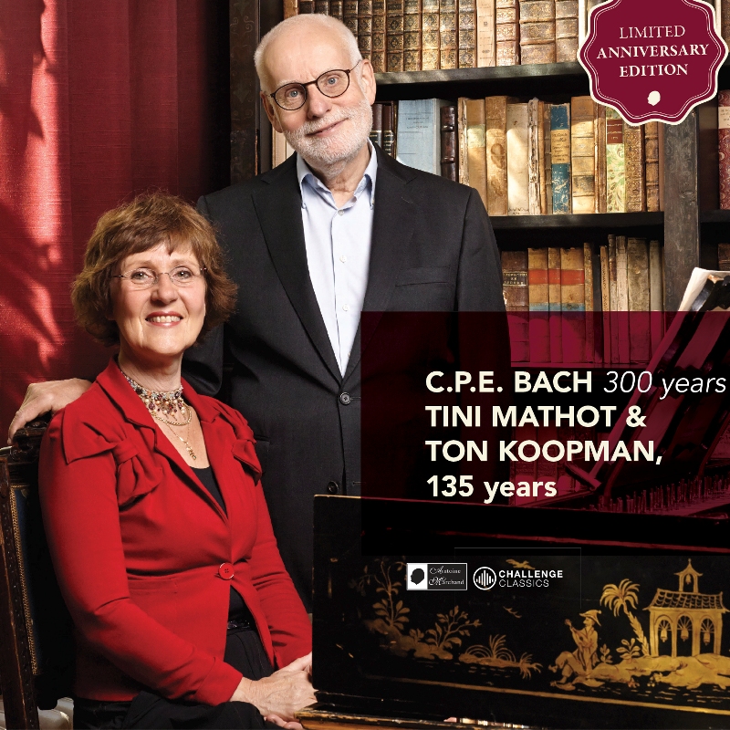 Picture of Tini Mathot & Ton Koopman - C.P.E Bach: Fantasia / 6 Organ Sonatas