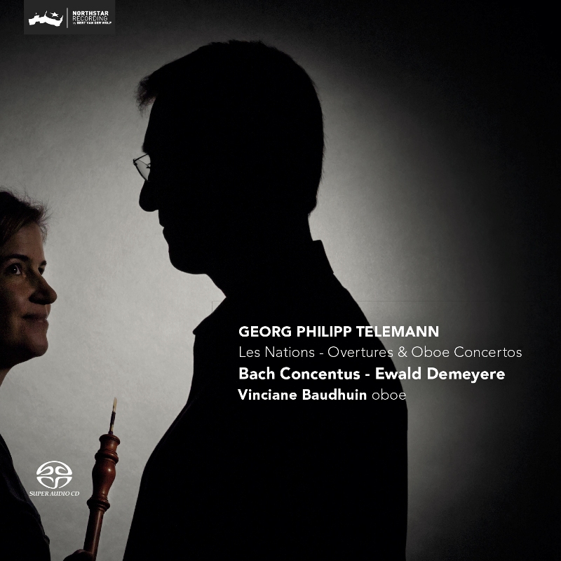 Picture of Bach Concentus, Ewald Demeyere & Vinciane Baudhuin - Telemann: Les Nations - Overtures and Oboe Concerti