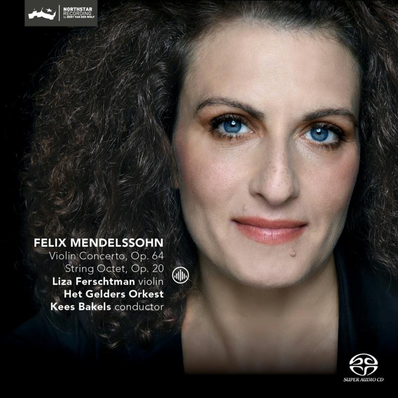 Picture of Liza Ferschtman, Het Gelders Orkest & Kees Bakels - Mendelssohn: Violin Concerto in E minor, Op. 64 / String Octet, Op. 20