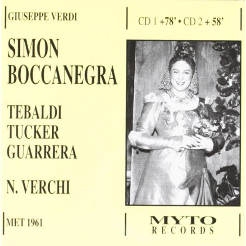 Picture of Tebaldi/Tucker/Guarrera/MET1961 - Simon Boccanegra