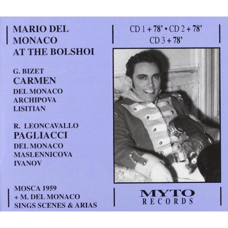 Picture of DelMonaco/Archipova/Lisitioan/Ivanov/Moscow1959 - Carmen/Pagliacci