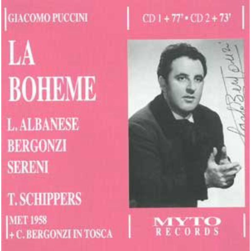 Picture of Bergonzi/Albanese/Sereni/Hurley/Harvout/MET1958 - La Boheme