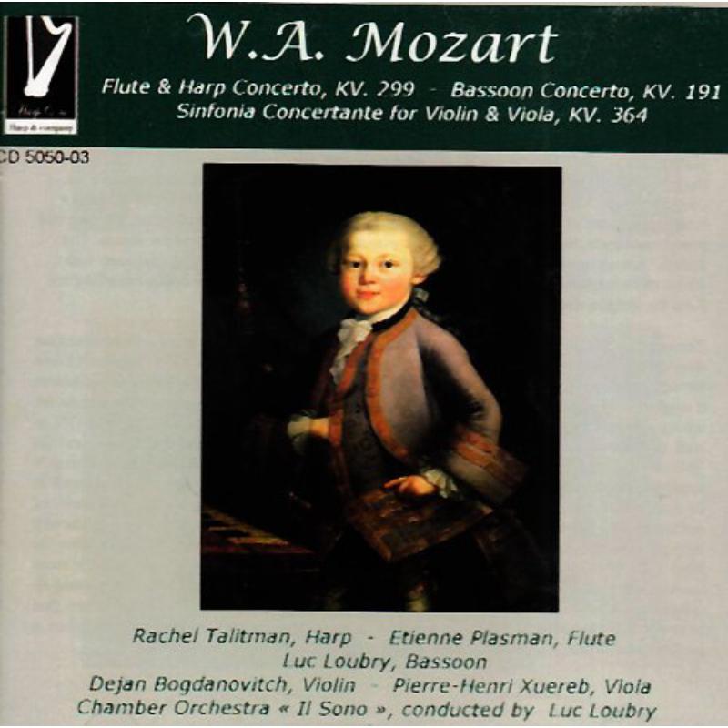 Picture of Talitman, Plasman, Loubry, Bogdanov - Mozart: Concerto for Harp, Flute, Bassoon