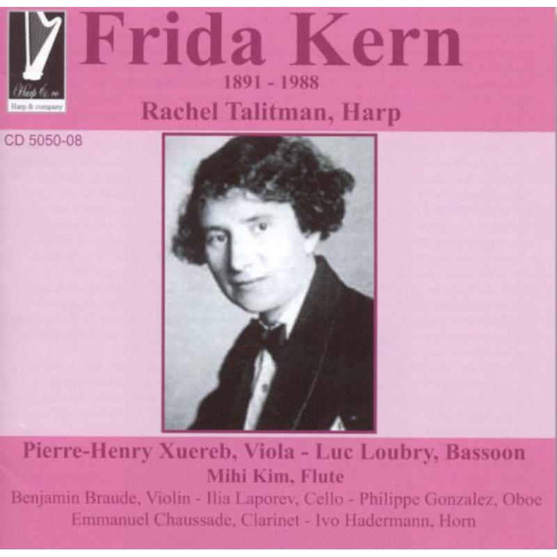 Picture of Rachel Talitman harp, Luc Loubry ba - Frida Kern played by Rachel Talitman