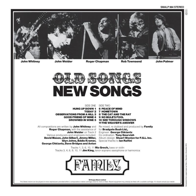 Picture of Family - Old Songs, New Songs