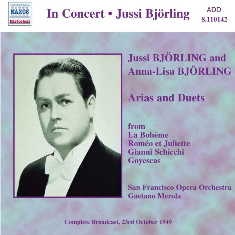 Picture of Bjorling - BJORLING, Jussi / BJORLING, Anna-Lisa: Arias and Duets