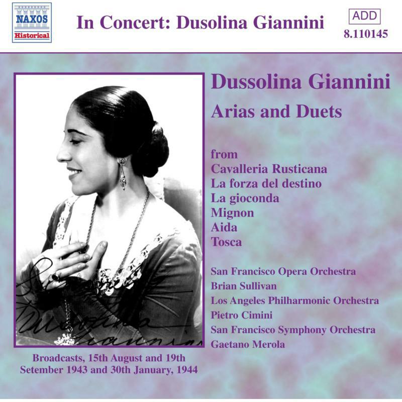 Picture of Giannini - GIANNINI, Dusolina: Arias and Duets