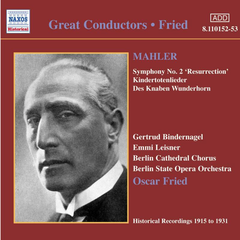 Picture of Berlin S - MAHLER: Symphony No. 2 / Kindertotenlieder
