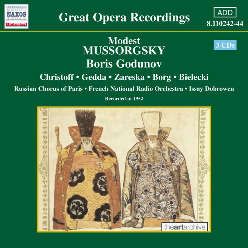 Picture of Christoff:Gedda:Onrf:Dobrowen - MUSSORGSKY: Boris Godunov