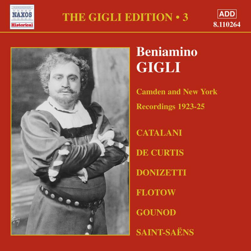 Picture of Gigli - GIGLI, Beniamino: Camden and New York Recordings