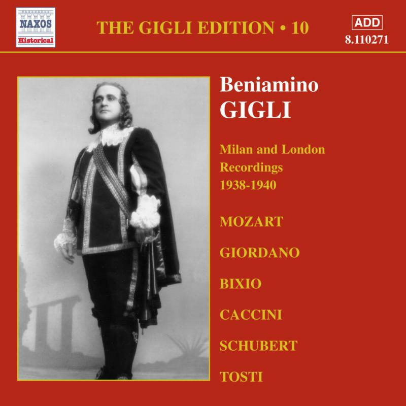 Picture of Gigli - GIGLI, Beniamino: Milan and London Recordings