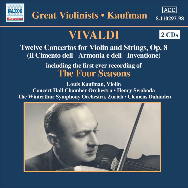 Picture of Louis Kaufman - VIVALDI: 12 Violin Concertos, Op. 8 / The Four Seasons