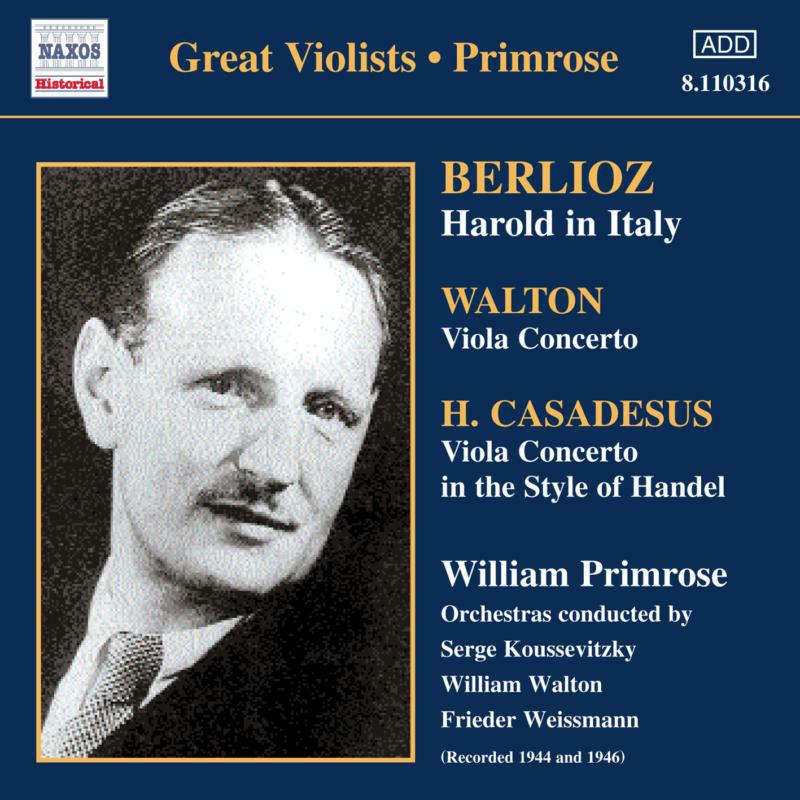 Picture of Berlioz:Walton - BERLIOZ: Harold in Italy / WALTON: Viola Concerto