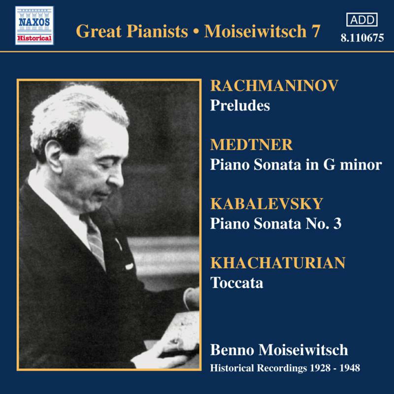 Picture of Benno Moiseiwitsch - RACHMANINOV: Preludes / MEDTNER: Sonata
