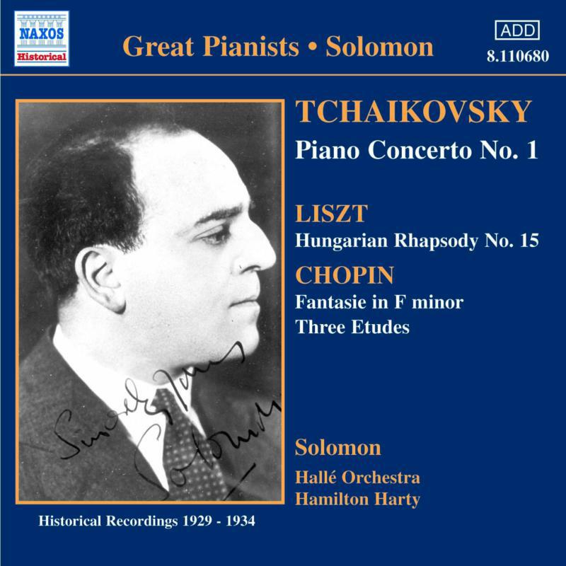 Picture of Solomon: - TCHAIKOVSKY: Piano Concerto No. 1/ CHOPIN: Etudes