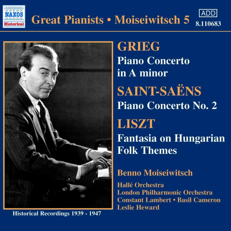 Picture of Moiseiwi - GRIEG / SAINT-SA�NS: Piano Concertos