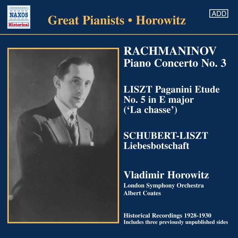Picture of Vladimir Horowitz - RACHMANINOV: Piano Concerto No. 3 / LISZT: Paganini Etudes